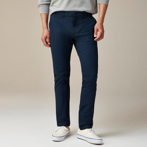 J.Crew 484 Slim-fit tech pant Navy 32/32 - Picture 1 of 4